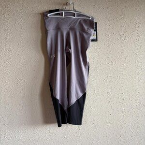 Under Armour Women's Grey and Purple Leggings